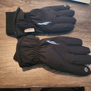 H1 - NWT RIVMOUNT Black Ski Gloves L